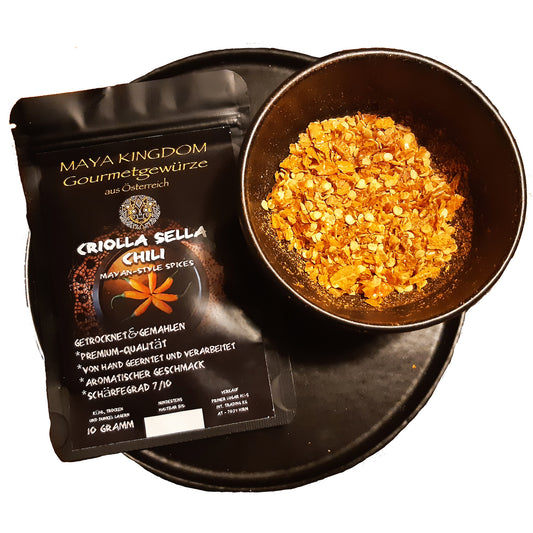 Criolla Sella Chili Rarität 10g - Chili Gourmetgewürz
