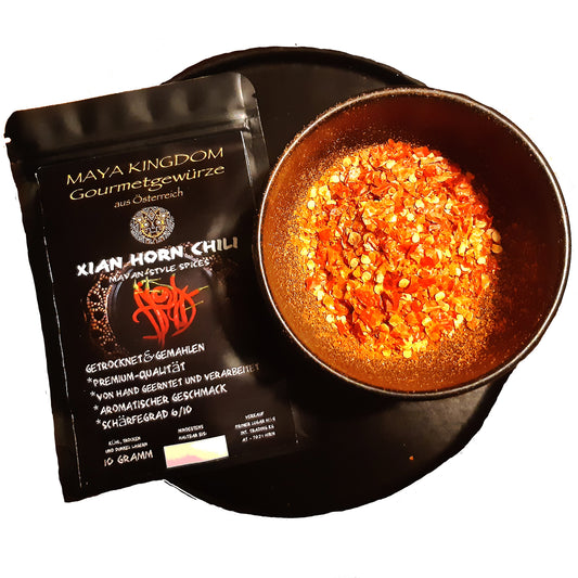 Xian Horn Chili Rarität 10g - Chili Gourmetgewürz