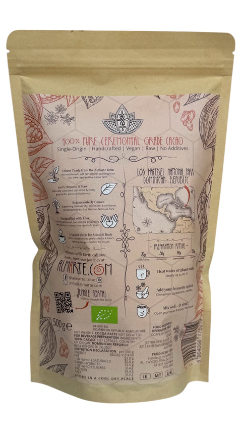 Almarte Ceremonial Cocoa 500g Dominican Republic