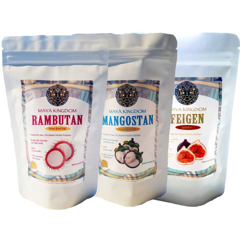 Exotische Früchte-Trio | 3x Maya Kingdom Superfruits