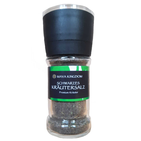 Premium Kräutersalz | Schwarzes Salz aus Guatemala mit Kräutern