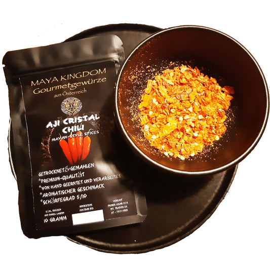 Aji Cristal Chili Rarität 10g - Gourmetgewürz aus Österreich