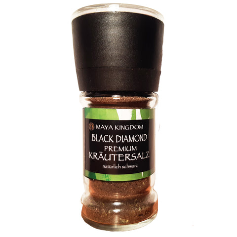 Premium black herb salt